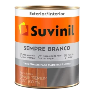 Tinta Esmalte Premium Sempre Branco Acetinado 900ml - Imagem 1