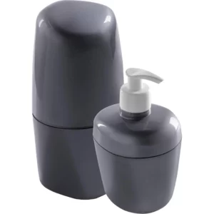 Kit de Acessórios para Banheiro com 2 Peças Astra Prata