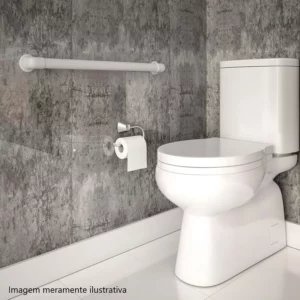 Barra de Apoio Plástica Branca 60cm - Imagem 3