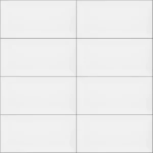 Revestimento Esmaltado Acetinado Bold Metrô White 10x20cm - Imagem 3