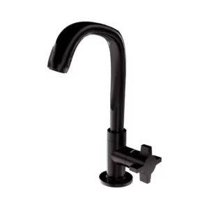 Torneira Lavatório Mesa Fitt Preto 1195 F64 Lorenzetti - Imagem 1