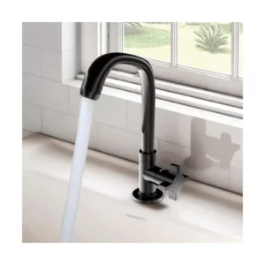 Torneira Lavatório Mesa Fitt Preto 1195 F64 Lorenzetti - Imagem 2