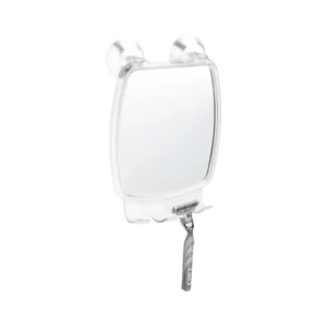 Espelho com Ventosa Astra Branco