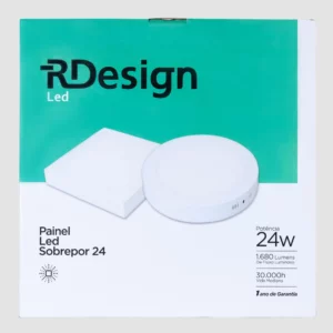 Rdesing Painel Led Red Emb 6000k 24w 30cm