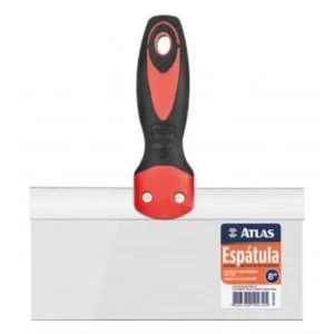 Espátula Retangular de Inox para Drywall 8” - Atlas