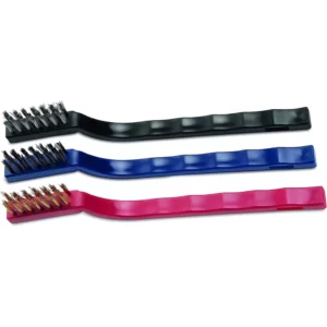 Conjunto de Escovas para Limpeza Multiuso, Contém 3 Unidades, Cores Preto, Rosa e Azul, Atlas. - Imagem 4