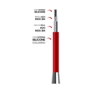 Torneira de Cozinha Mesa Bica Flexível 1177 Rg27 Lorenflex Rose Gold Lorenzetti - Imagem 9