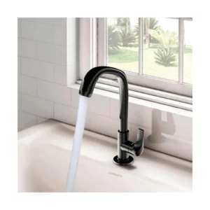 Torneira Banheiro Mesa Lorenzetti Fitt Abs Preta 1/4 Volta - Imagem 5