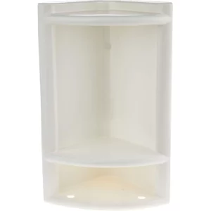 Prateleira de Canto Pincéis Atlas Branco - Imagem 1