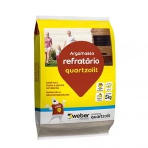 Argamassa para Refratário 5 Kg - Quartzolit - Imagem 1