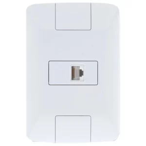 Conjunto 1 Tomada Aria 4 X 2 Rj11 - Tramontina