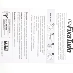 Fita Dupla Face Fixa Tudo Externa 12mm com 2 Metros - Imagem 3