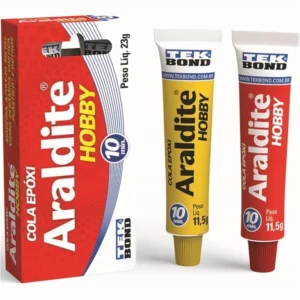 Cola Epóxi Araldite Hobby 23g - Imagem 1