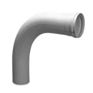 Curva 90° Longa para Esgoto 100mm Branca - Imagem 1