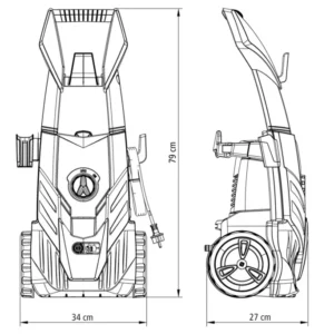 Lavadora de Alta Pressão 1800w 220v Amarela e Preta - Imagem 7