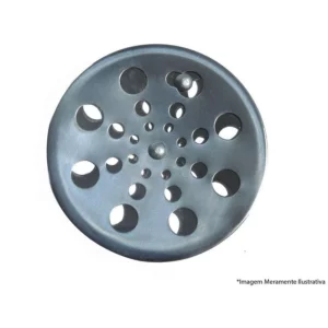 Grelha Aço Inox Overtime com Fecho Redondo 10cm