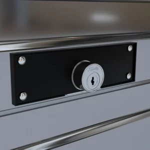 Fechadura para Porta de Aço de Enrolar 201 Grafite - Stam - Imagem 4