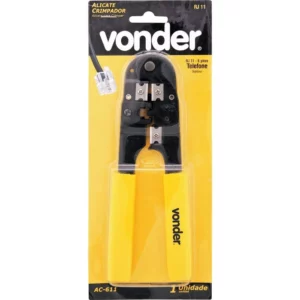 Alicate Crimpadir Alicate para Crimpar Rj 11/6 Pinos Vonder - Imagem 3