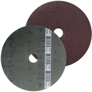 Disco de Fibra Metalite F224 Grão 60 180x22mm - Norton - Imagem 2