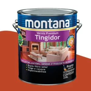 Verniz Tingidor Brilho 3,6l Mogno Montana
