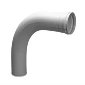 Curva 90° Longa para Esgoto 50mm Branca - Imagem 1