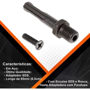 Adaptador P/sds-plus Mandril 1/2 Fertak - Imagem 5