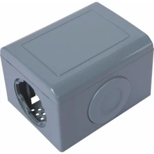 Caixa de Sobrepor X Cega para Eletrodutos Lizflex Multiuso Cinza - Tramontina