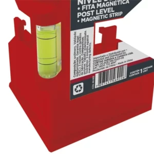 Nível de Canto Fita Magnética Vermelho - Imagem 3