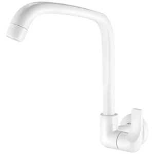 Torneira para Cozinha de Parede Branca Fitt 1168 F61