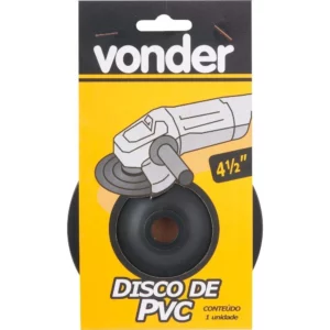 Disco de Borracha para Lixadeira 4.1/2" Flexível Perfil Baixo, Vonder Vdo2715 - Imagem 4