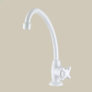 Torneira para Cozinha de Mesa com Bica Móvel Brio Branco 1/2