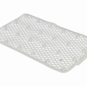 Tapete de Plástico Flexível para área Molhada 50 X 32cm Branco 1 - Imagem 1