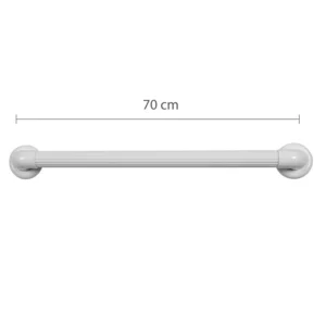 Barra de Apoio Plástica Branca 70cm ø36mm