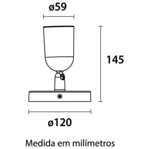 Spot Led Branco Abs 5w 350lm 6500k Bivolt Blumenau - Blumenau Iluminação