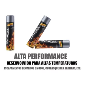 Tinta Spray para Alta Temperatura Aluminio 400ml Mundial Prime - Imagem 4
