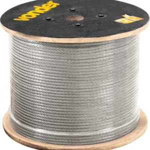 Cabo de Aco Galvanizado, Alma de Fibra, 2,38 Mm 3/32, 6 X - Imagem 1