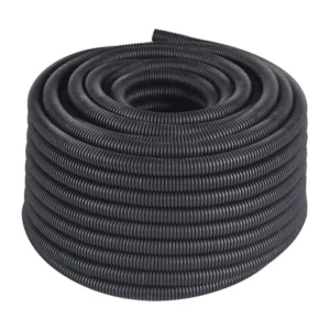 Eletroduto Corrugado em Pead 1 1/2'' com Fio Guia 50 Metros Preto