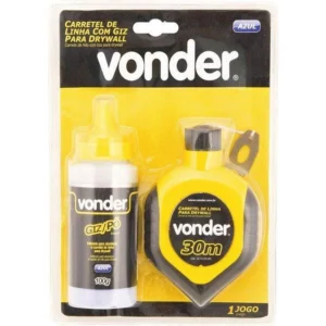 Nível de Linha e Giz 30m Drywall - Vonder
