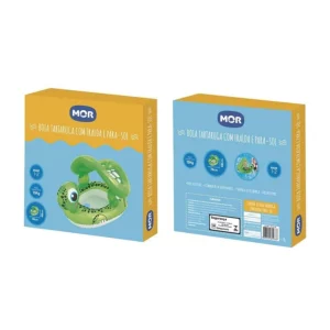 Boia Tipo Tartaruga com Fralda e Para-sol - Mor - Imagem 2