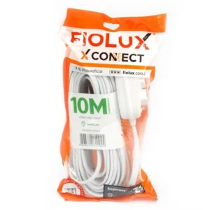 Extensão Bipolar com 3 Tomadas 10 Metros Branca - Imagem 7