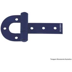 Dobradiça Porteira N6 330mm X 100mm - São Romão