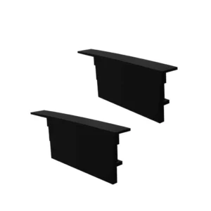 Acessórios Perfil Zenith 62 Tampa / Presilha Emb 25x62mm Preto Fosco
