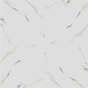 Porcelanato Acetinado Retificado Up Carrara Gold Branco Mármore 72x72cm - Imagem 3