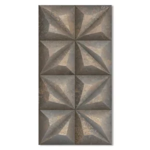 Revestimento Acetinado Retificado Everest Marrom 37x74cm