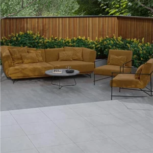 Piso Cerâmico Acetinado Retificado Classic Navona Gray Cinza 53x53cm - Imagem 4