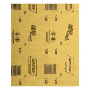 Folha de Lixa água T223 Grão 120 - Norton - Imagem 3