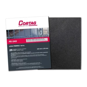 Lixa Ferro Fe240 Nº 80 Preto - Imagem 1