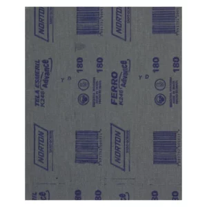 Folha de Lixa Ferro K246 Grão 180 - Norton - Imagem 3