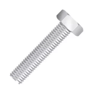 Parafuso Sextavada 5/16 X 2 Ri Ru Zincado Branco Ciser - Imagem 2