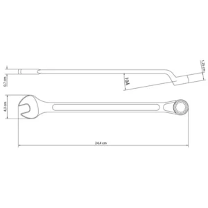 Chave Combinada 19mm Cromada - Imagem 4